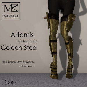 Miamai_Artemis_hunting boots_GoldenSteel_ADs