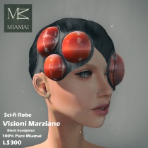 Miamai_VisioniMarziane_Sci-fi Robe_Black headpiece AD3 [416029]