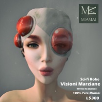 Miamai_VisioniMarziane_Sci-fi Robe_White headpiece AD [416030]